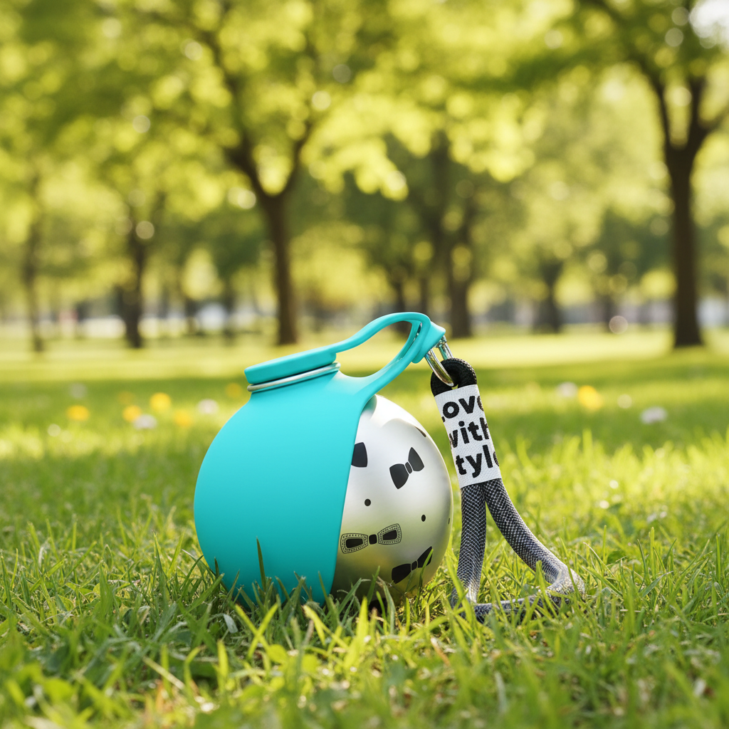 2-in-1 Portable Pet Water Bottle- Stainless Steel. Buy 2 save 10%, Buy 3 save 15%